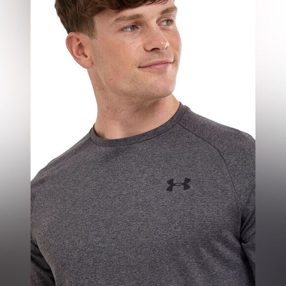 Under Armour UA Men's Tech Fabric Streamlined Fit Lightweight Training T Shirt S - Picture 2 of 9